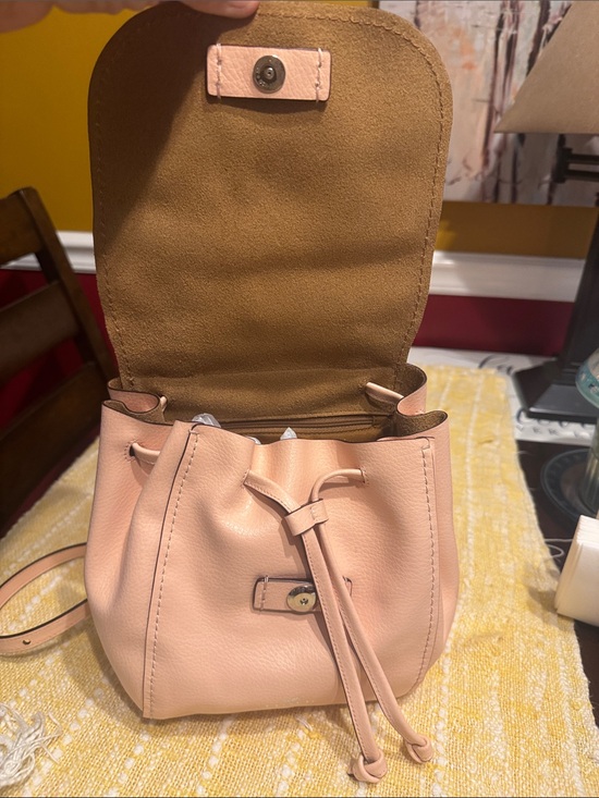 NEW Coach Derby  Pebble Leather Mini Backpack — Peach Blush main image 6